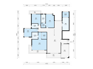 圣莫丽斯4室2厅户型图1