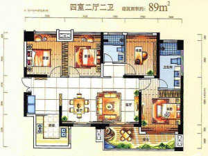 山海四季城 成熟社区，高赠送，精装深圳盐田区盐田港二手房图片