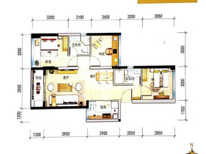 凯旋天玺名庭 3室2厅 81.76㎡ 精装深圳龙岗区布吉街二手房图片