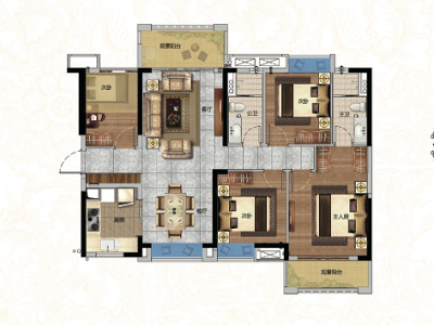 翡翠西江小区0室0厅户型图1