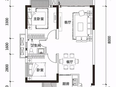宏新蜜糖小城小区0室0厅户型图1
