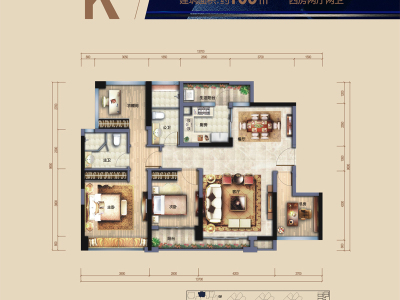 怀德公元小区0室0厅户型图1