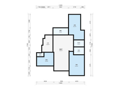 中海铂悦公馆小区3室2厅3卫户型图2
