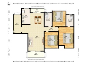 爱me公园 买精装修南北通三房_中山坦洲镇坦洲镇二手房图片