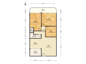 康乐大厦 3室1厅 86.68㎡ 满五唯一深圳南山区南山中心二手房图片