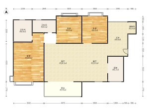 君联名都 3室2厅 133.21㎡ 毛坯郴州北湖区骆仙二手房图片