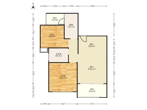 东城国际 2室2厅 85㎡ 精装衡阳珠晖区酃湖万达广场二手房图片