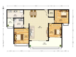 海雅君悦北区 3室2厅 105㎡ 满五唯一_中山南头镇南头镇二手房图片