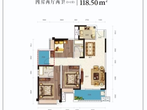 郴州五岭庆园新房楼盘户型图