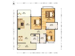 雅居乐御龙山星曜一期 3室2厅 115㎡ 精装中山二手房图片